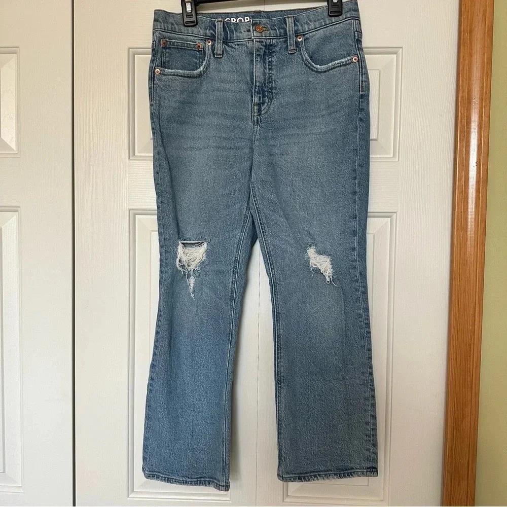 J‎ Crew Demi Boot Crop Jeans